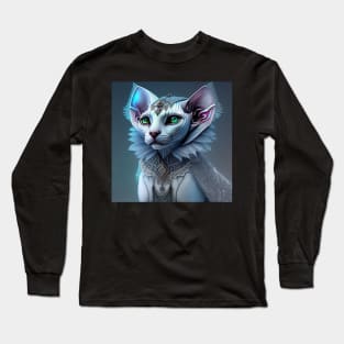 Gothic Sphynx Hybrid Long Sleeve T-Shirt